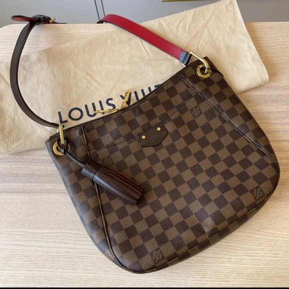 Louis Vuitton Damier Ebene South Bank Besace Bag Purse - Picture 6 of 14